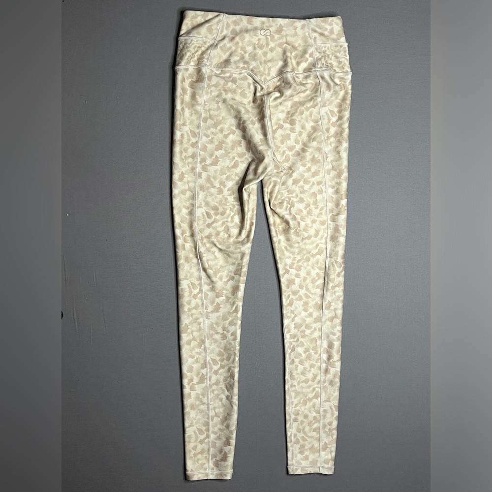 Calia Cream Essential Print Leggings Size Medium - Picture 2 of 3